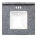 Arstar Inc. Arstar Charlotte Cultured Marble Vanity Top 31 in. W X 22 in. D Midnight Chrome U223112703C1-3